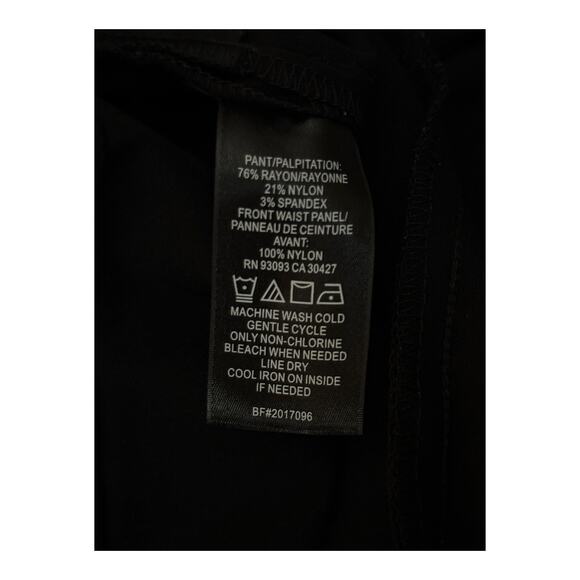 Nic + Zoe pants black Wonderstretch straight black size 24W F0738 - Picture 4 of 5